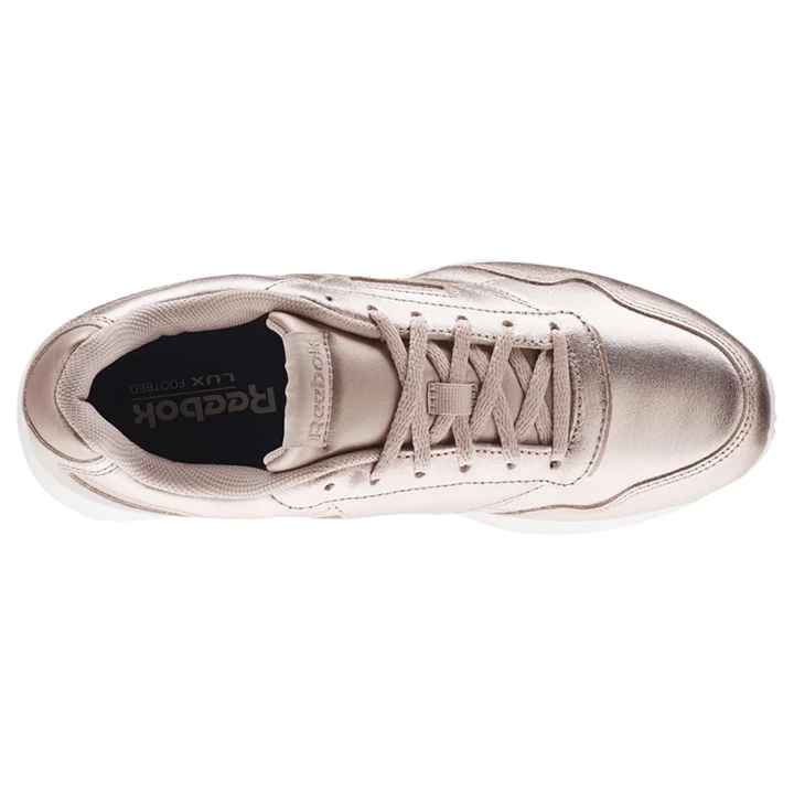 Zapatillas Reebok Royal Glide Mujer Doradas Blancas Rosas Rosas | 407936YFH