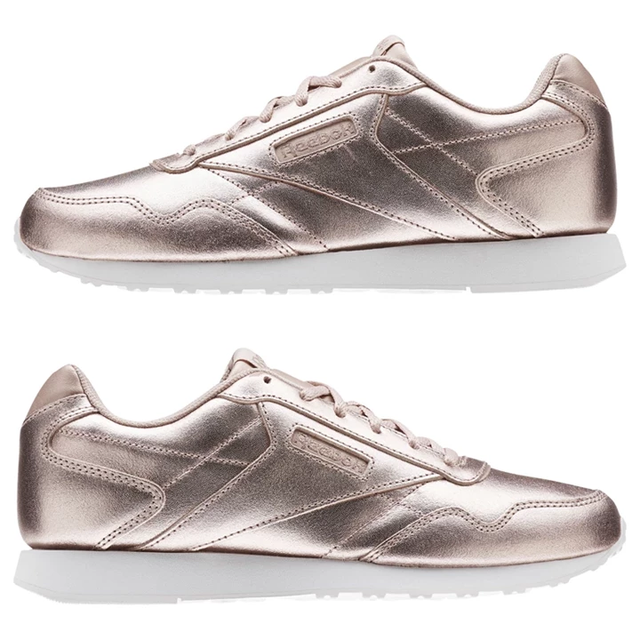 Zapatillas Reebok Royal Glide Mujer Doradas Blancas Rosas Rosas | 407936YFH