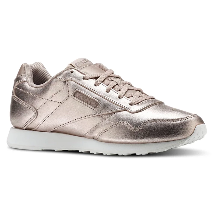 Zapatillas Reebok Royal Glide Mujer Doradas Blancas Rosas Rosas | 407936YFH