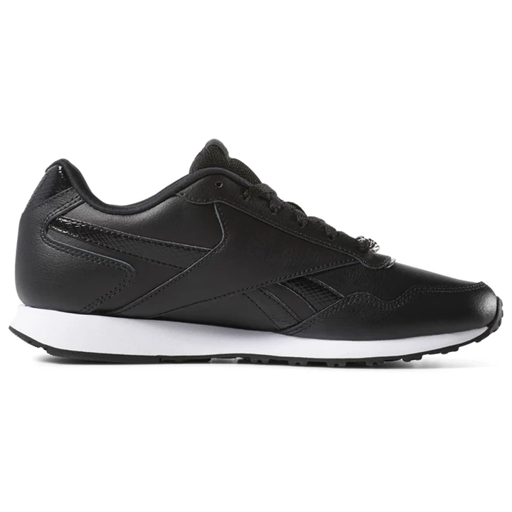 Zapatillas Reebok Royal Glide Mujer Negras Blancas | 764053YDW