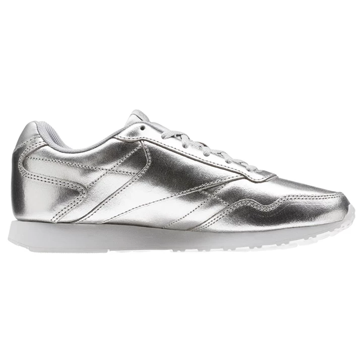 Zapatillas Reebok Royal Glide Mujer Plateadas Metal Blancas | 253478JRP