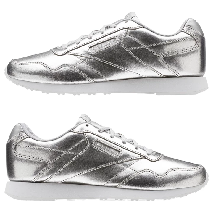 Zapatillas Reebok Royal Glide Mujer Plateadas Metal Blancas | 253478JRP