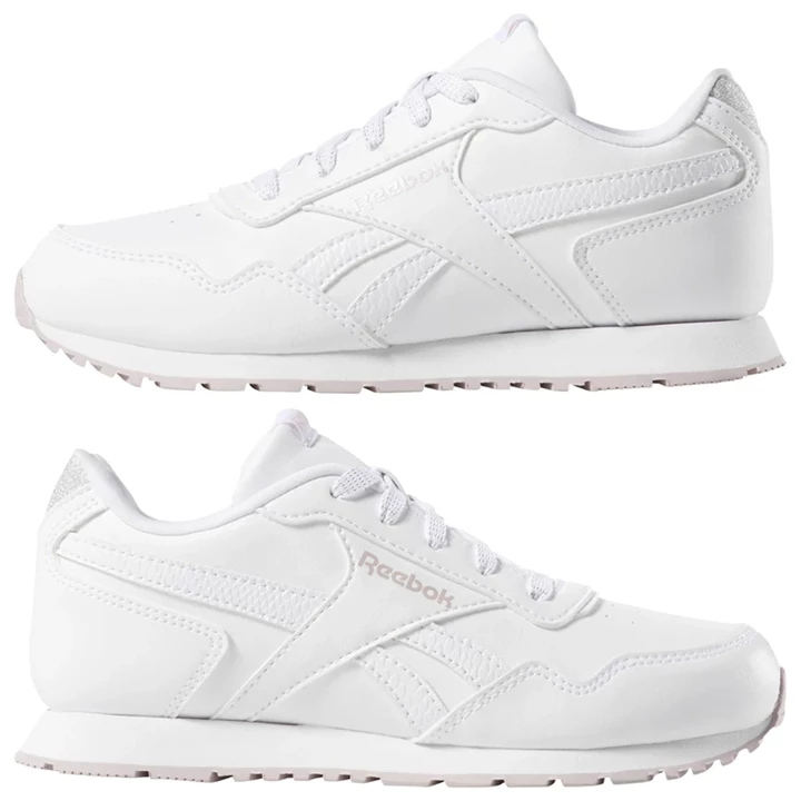 Zapatillas Reebok Royal Glide Niños Blancas Gris Plateadas | 169342KLS