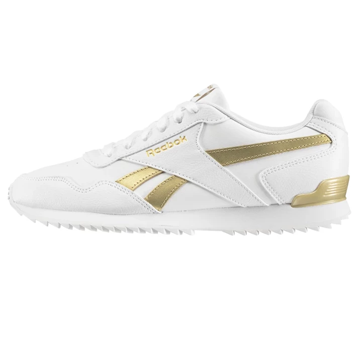 Zapatillas Reebok Royal Glide RPL Clip Mujer Blancas Doradas | 083912OEG