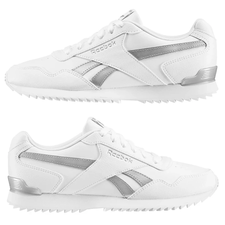 Zapatillas Reebok Royal Glide RPL Clip Mujer Blancas Plateadas Metal | 270135EVY