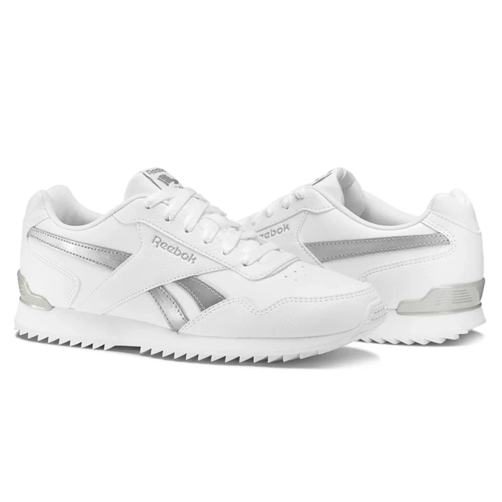 Zapatillas Reebok Royal Glide RPL Clip Mujer Blancas Plateadas Metal | 270135EVY