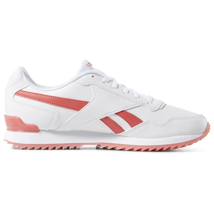 Zapatillas Reebok Royal Glide Ripple Clip Mujer Blancas Rosas | 460172KGA