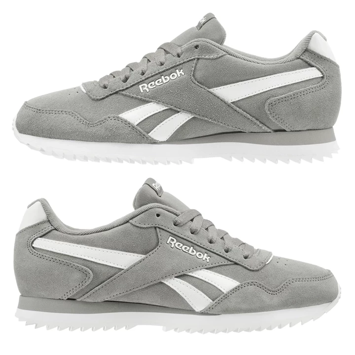 Zapatillas Reebok Royal Glide Ripple Hombre Gris Blancas | 158279LWN