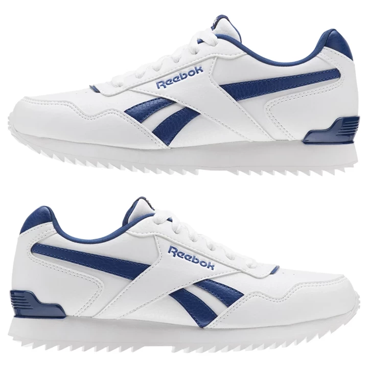 Zapatillas Reebok Royal Glide Ripple Niños Blancas Azules | 206539JXS