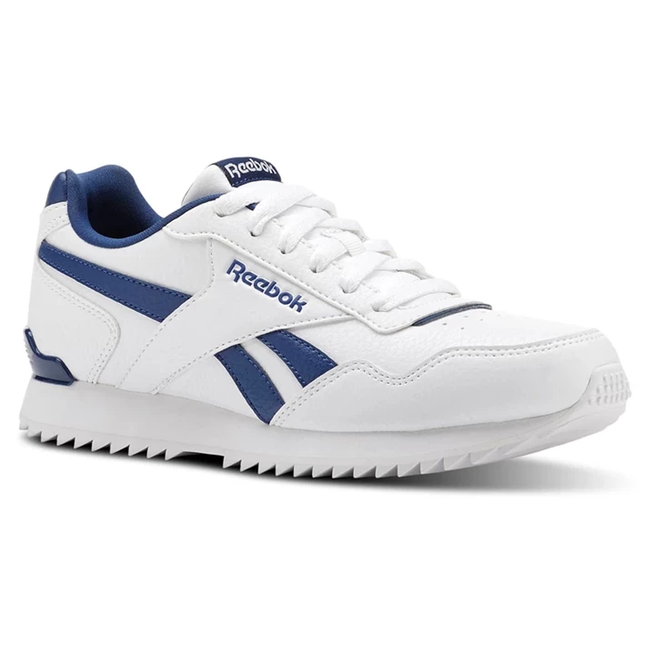 Zapatillas Reebok Royal Glide Ripple Niños Blancas Azules | 206539JXS