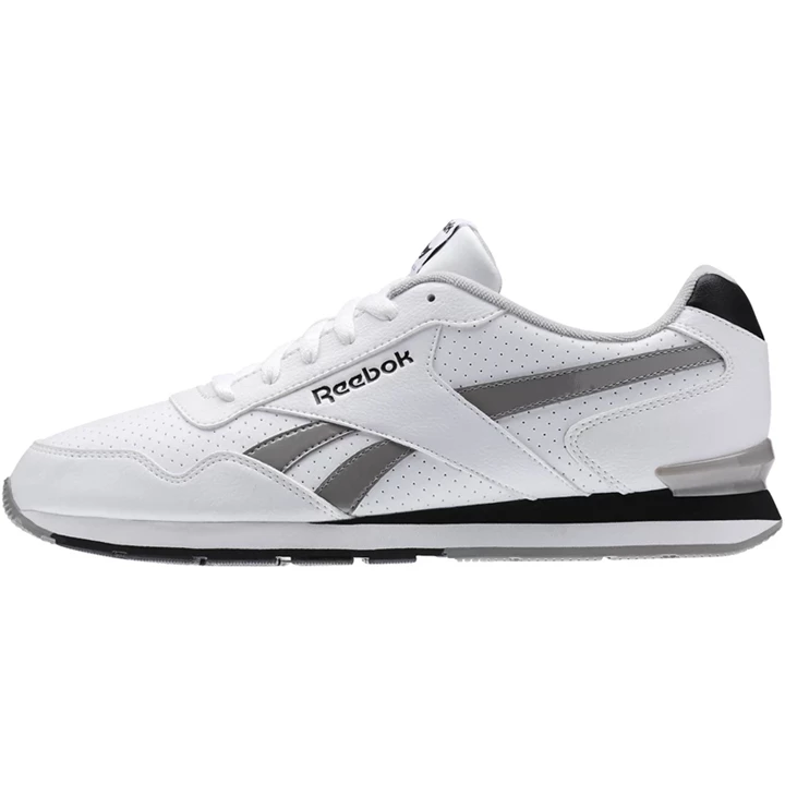 Zapatillas Reebok Royal Glide S Clip Hombre Blancas Gris Oscuro Negras Gris | 351690HFQ