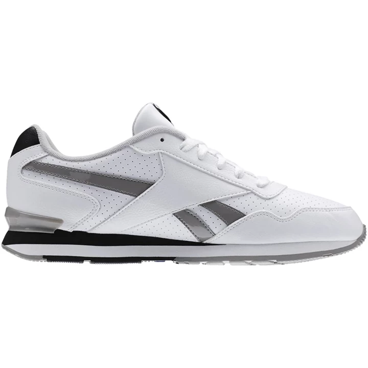 Zapatillas Reebok Royal Glide S Clip Hombre Blancas Gris Oscuro Negras Gris | 351690HFQ