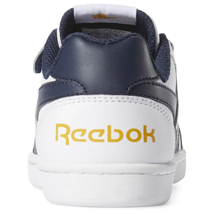 Zapatillas Reebok Royal Prime Alt Niños Blancas Azul Marino Doradas | 190254KOC