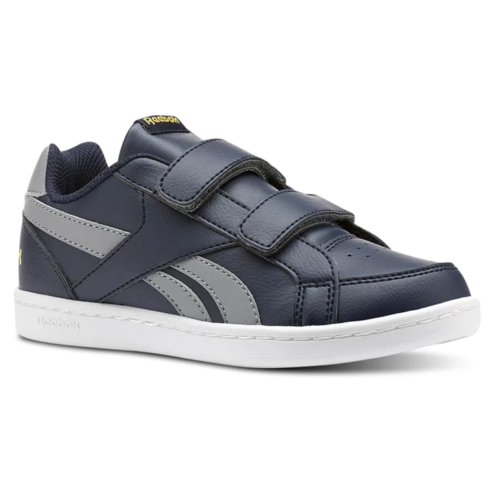 Zapatillas Reebok Royal Prime Alt Niños Azul Marino Gris Doradas | 821497FQI