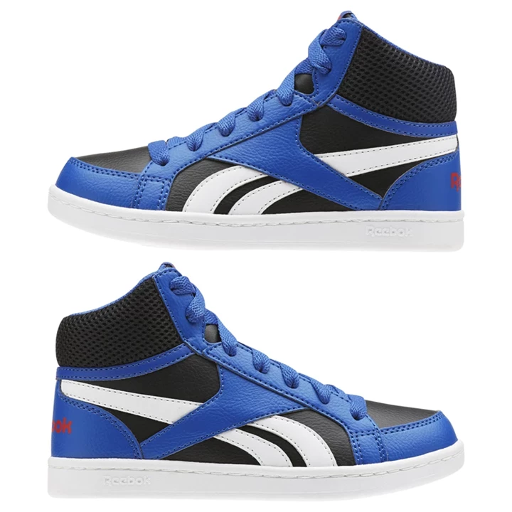 Zapatillas Reebok Royal Prime Mid Niños Azul Real Negras Blancas Rojas | 013528MYP