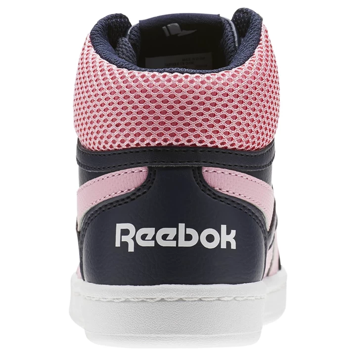 Zapatillas Reebok Royal Prime Mid Niños Azul Marino Rosas Blancas | 092874CBM