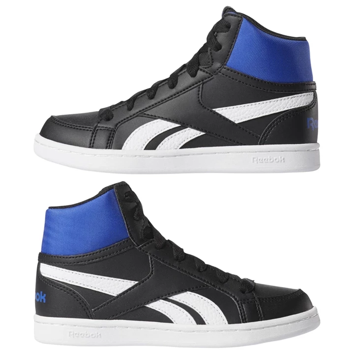 Zapatillas Reebok Royal Prime Mid Niños Negras Blancas | 416582IOB