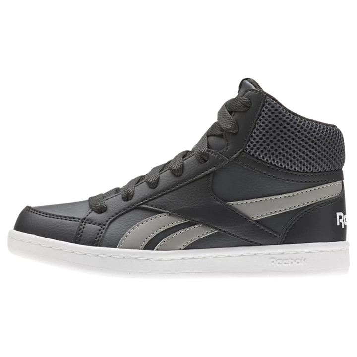 Zapatillas Reebok Royal Prime Mid Niños Gris Oscuro Gris Oscuro Blancas | 683924EQU