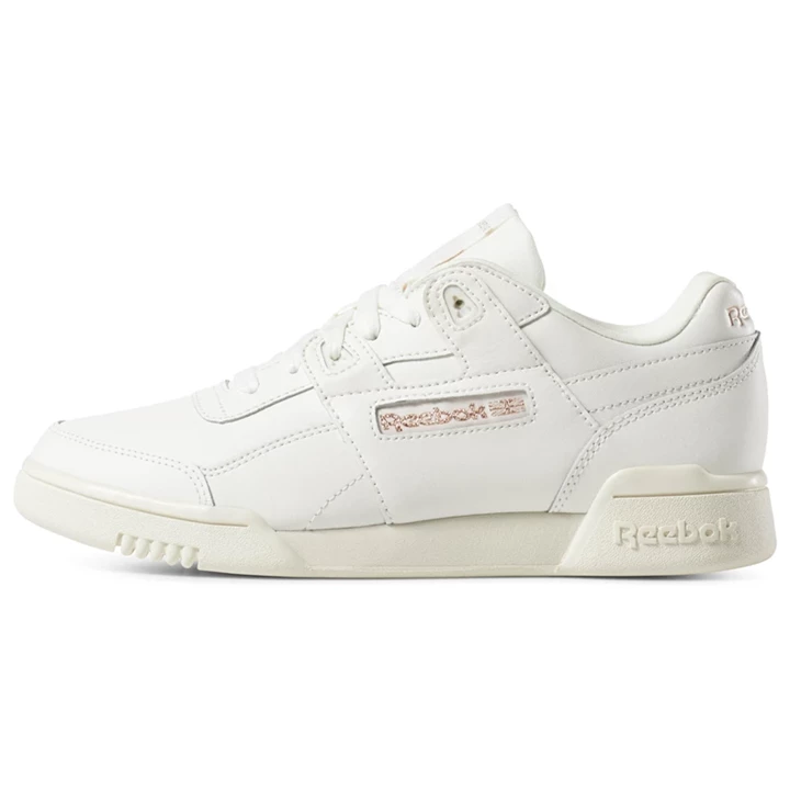 Zapatillas Reebok Workout Lo Plus Mujer Blancas Plateadas | 942571VBG