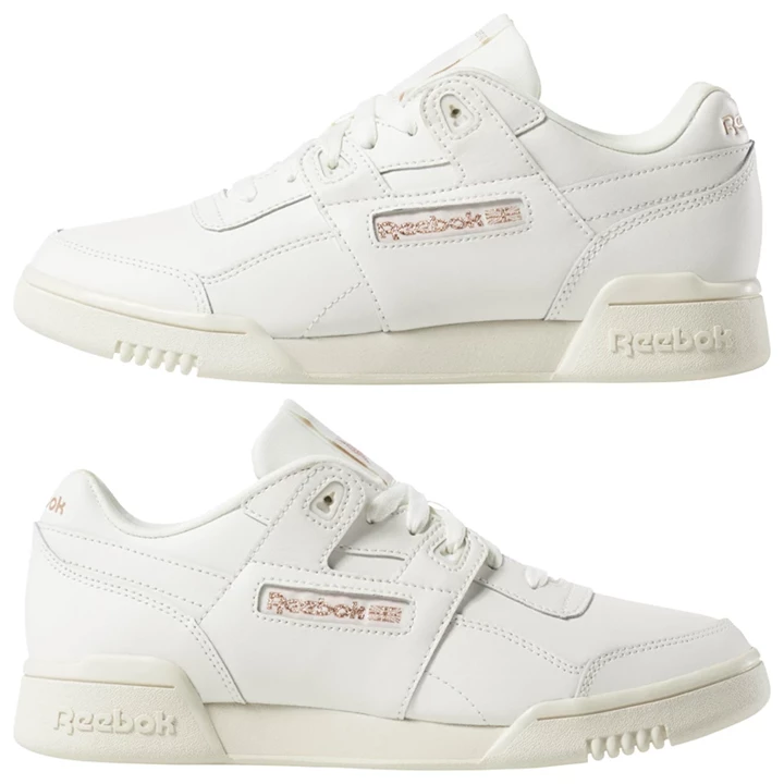 Zapatillas Reebok Workout Lo Plus Mujer Blancas Plateadas | 942571VBG