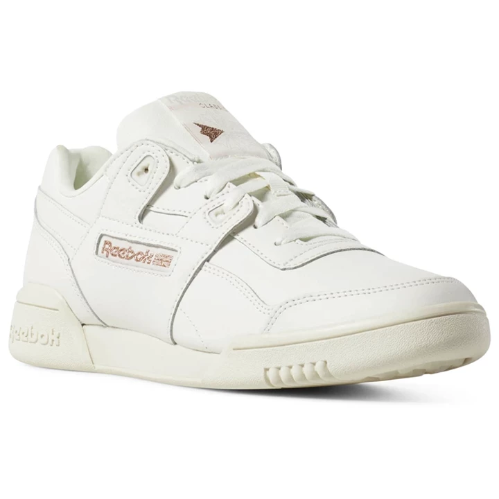 Zapatillas Reebok Workout Lo Plus Mujer Blancas Plateadas | 942571VBG