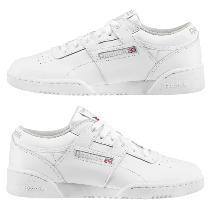 Zapatillas Reebok Workout Low Mujer Blancas Gris | 916804WJQ