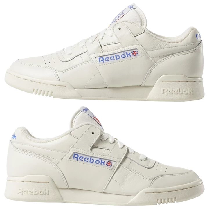 Zapatillas Reebok Workout Plus 1987 TV Mujer Blancas Azul Real | 461523KFO