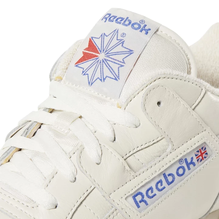 Zapatillas Reebok Workout Plus 1987 TV Mujer Blancas Azul Real | 461523KFO