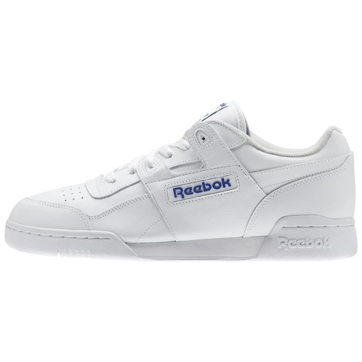 Zapatillas Reebok Workout Plus Hombre Blancas Azul Real | 958670MRH