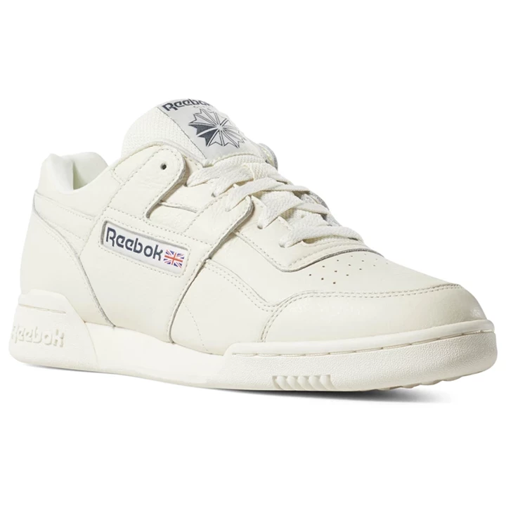 Zapatillas Reebok Workout Plus Hombre Blancas Azules | 971623PFQ