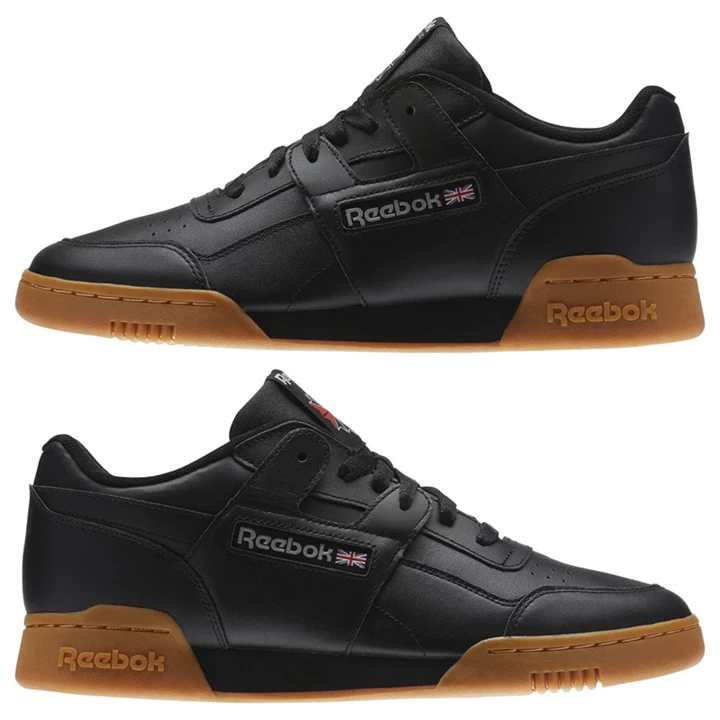 Zapatillas Reebok Workout Plus Hombre Negras Gris Oscuro Rojas Azul Real | 489605QCL