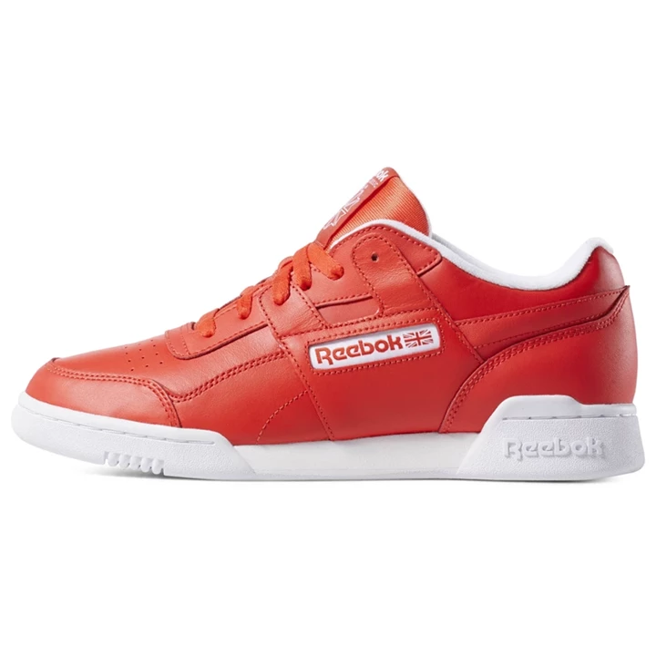 Zapatillas Reebok Workout Plus Hombre Rojas Blancas | 058329RXB