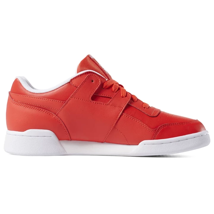 Zapatillas Reebok Workout Plus Hombre Rojas Blancas | 058329RXB