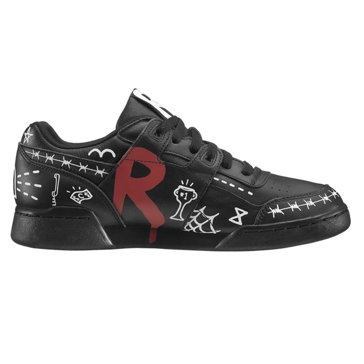 Zapatillas Reebok Workout Plus MU Hombre Negras Blancas Rojas | 834507NBQ