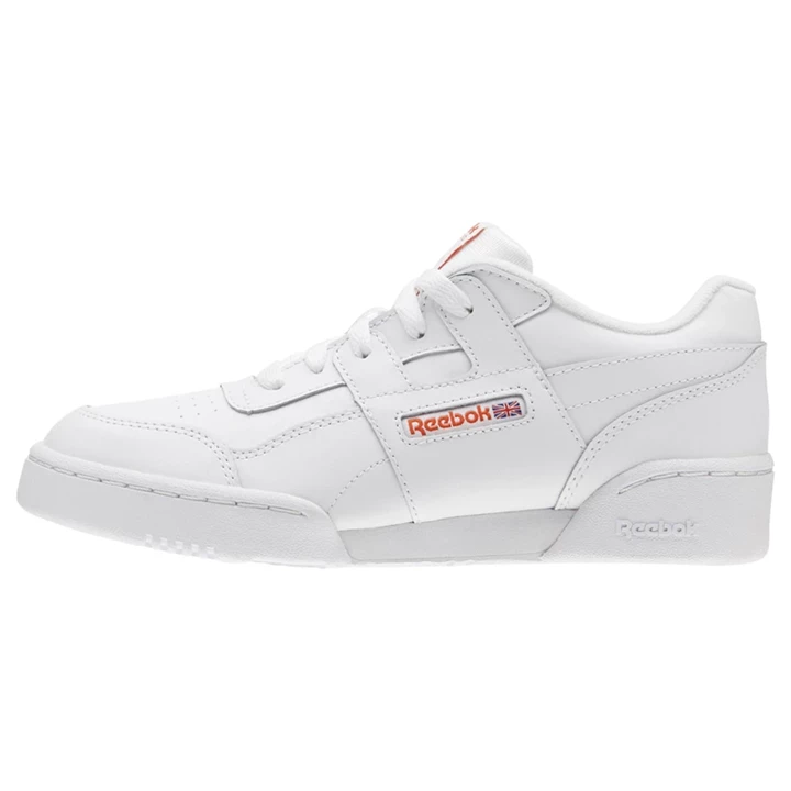 Zapatillas Reebok Workout Plus Niños Blancas Naranjas | 263140AIC