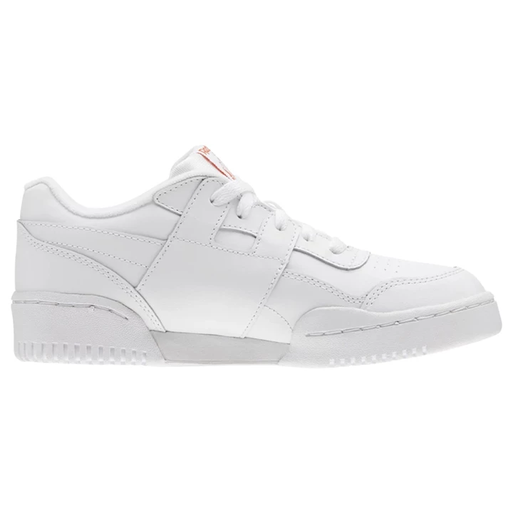 Zapatillas Reebok Workout Plus Niños Blancas Naranjas | 263140AIC