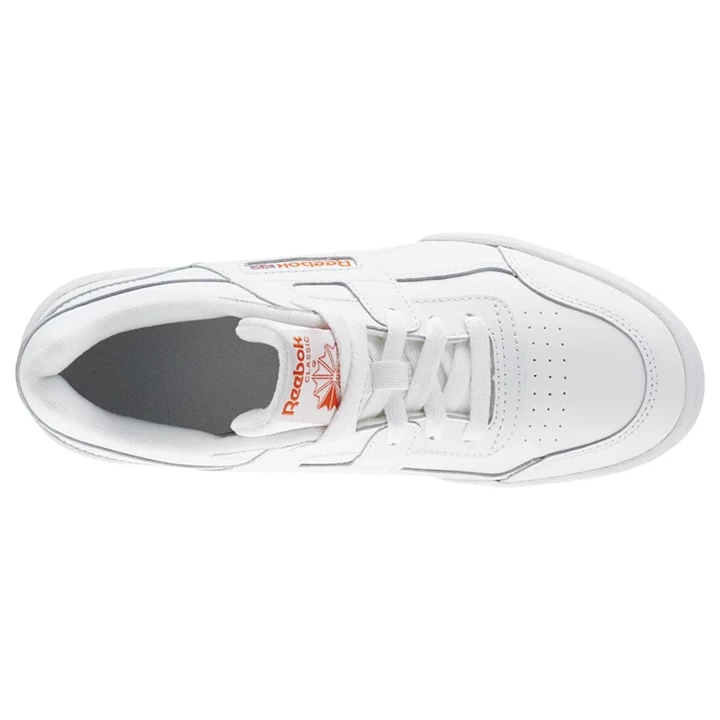 Zapatillas Reebok Workout Plus Niños Blancas Naranjas | 263140AIC