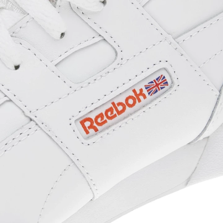 Zapatillas Reebok Workout Plus Niños Blancas Naranjas | 263140AIC