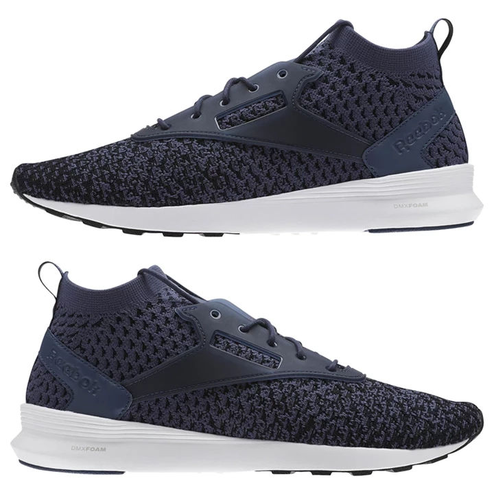 Zapatillas Reebok Zoku Runner Ultraknit Fade Hombre Indigo Negras Blancas | 740691EVZ