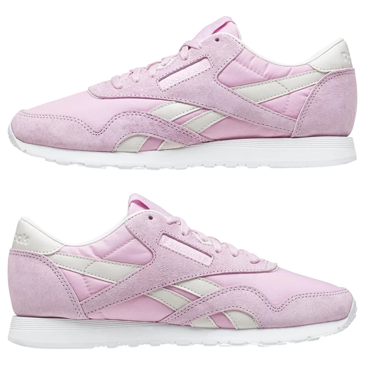 Zapatillas Reebok x FACE Stockholm Classic Nylon Mujer Rosas Blancas | 806374OHL