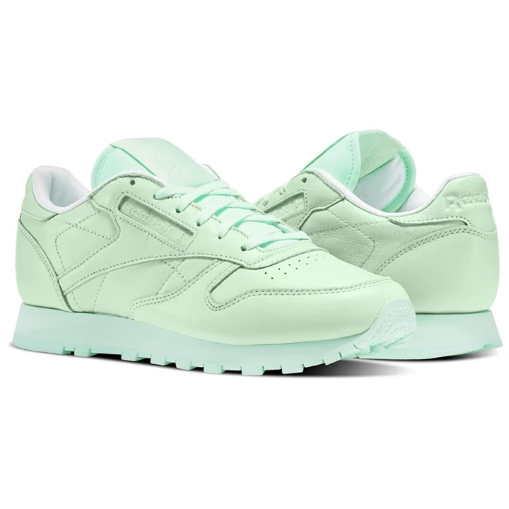 Zapatillas Reebok x Spirit Classic Leather Mujer Verde Blancas | 756348WSE