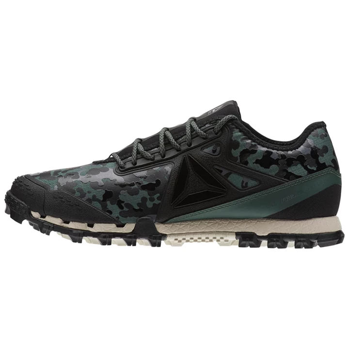 Zapatillas Running Reebok AT SUPER 3.0 STEALTH Camo Hombre Negras Camuflaje Verde | 428317GJL