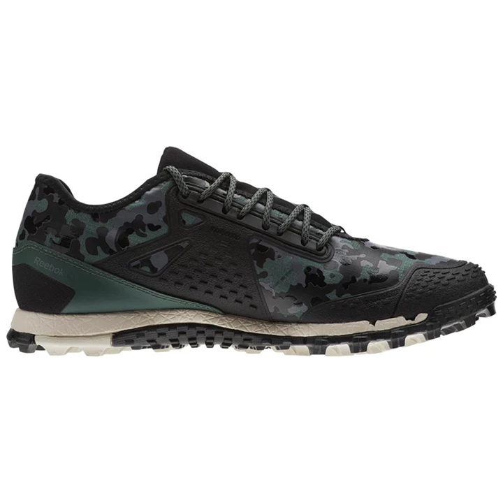 Zapatillas Running Reebok AT SUPER 3.0 STEALTH Camo Hombre Negras Camuflaje Verde | 428317GJL