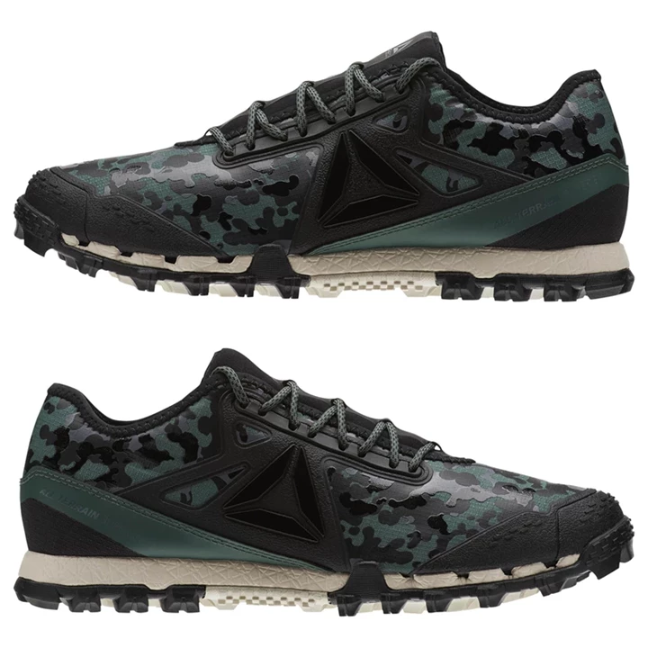 Zapatillas Running Reebok AT SUPER 3.0 STEALTH Camo Hombre Negras Camuflaje Verde | 428317GJL