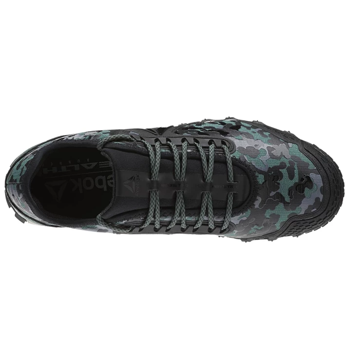 Zapatillas Running Reebok AT SUPER 3.0 STEALTH Camo Mujer Negras Camuflaje Verde | 486537UIR