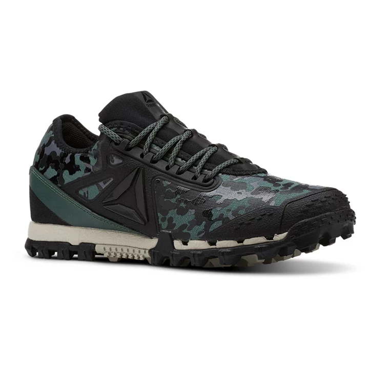 Zapatillas Running Reebok AT SUPER 3.0 STEALTH Camo Mujer Negras Camuflaje Verde | 486537UIR