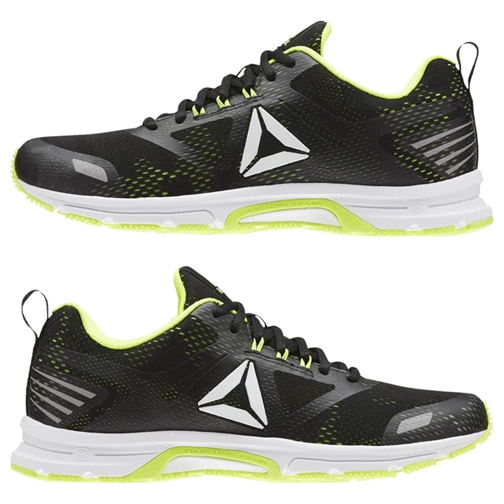 Zapatillas Running Reebok Ahary Runner Hombre Negras Amarillo | 528674RYA