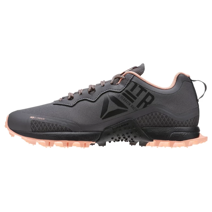 Zapatillas Running Reebok All Terrain Craze Mujer Gris Rosas Negras | 495138JNY