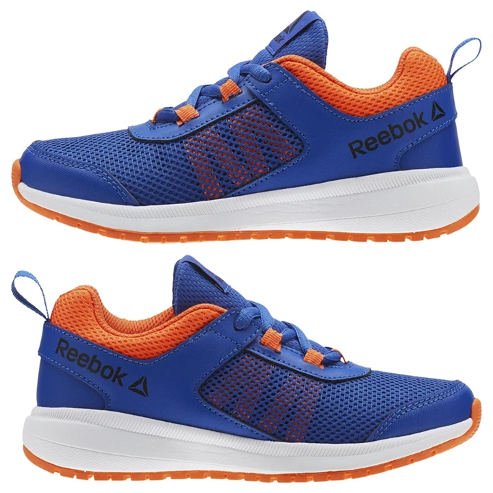 Zapatillas Running Reebok Carretera Supreme Niños Azul Real Naranjas Blancas | 086371NZI