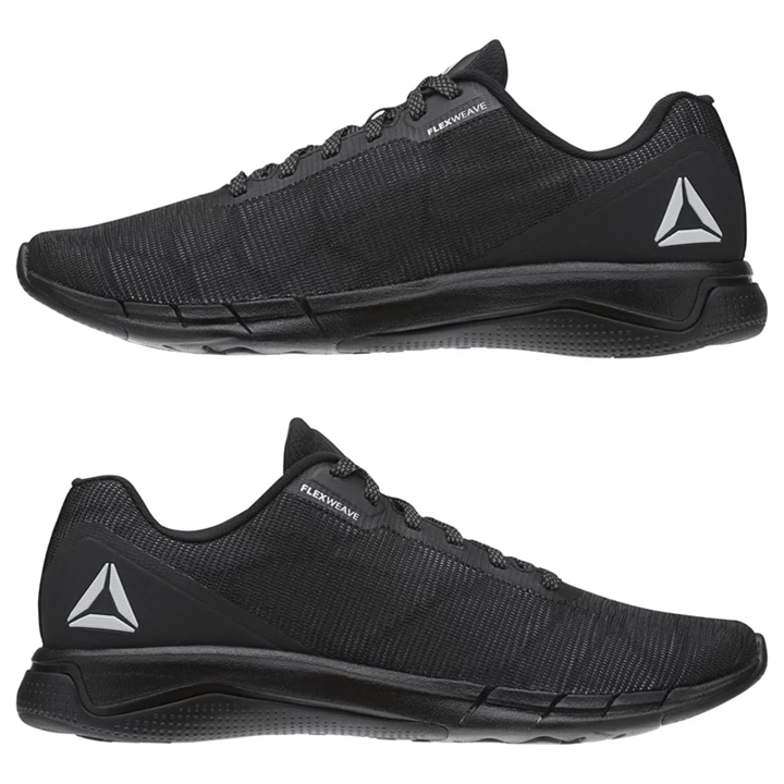 Zapatillas Running Reebok Faster Flexweave Hombre Negras Gris | 784190XFB